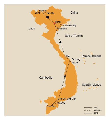 HIGHLIGHTS OF NORTH & SOUTH VIETNAM